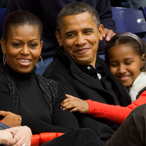 Barack Obama, Sasha Obama, Michelle Obama Barack Obama, Sasha Obama, Michelle Obama